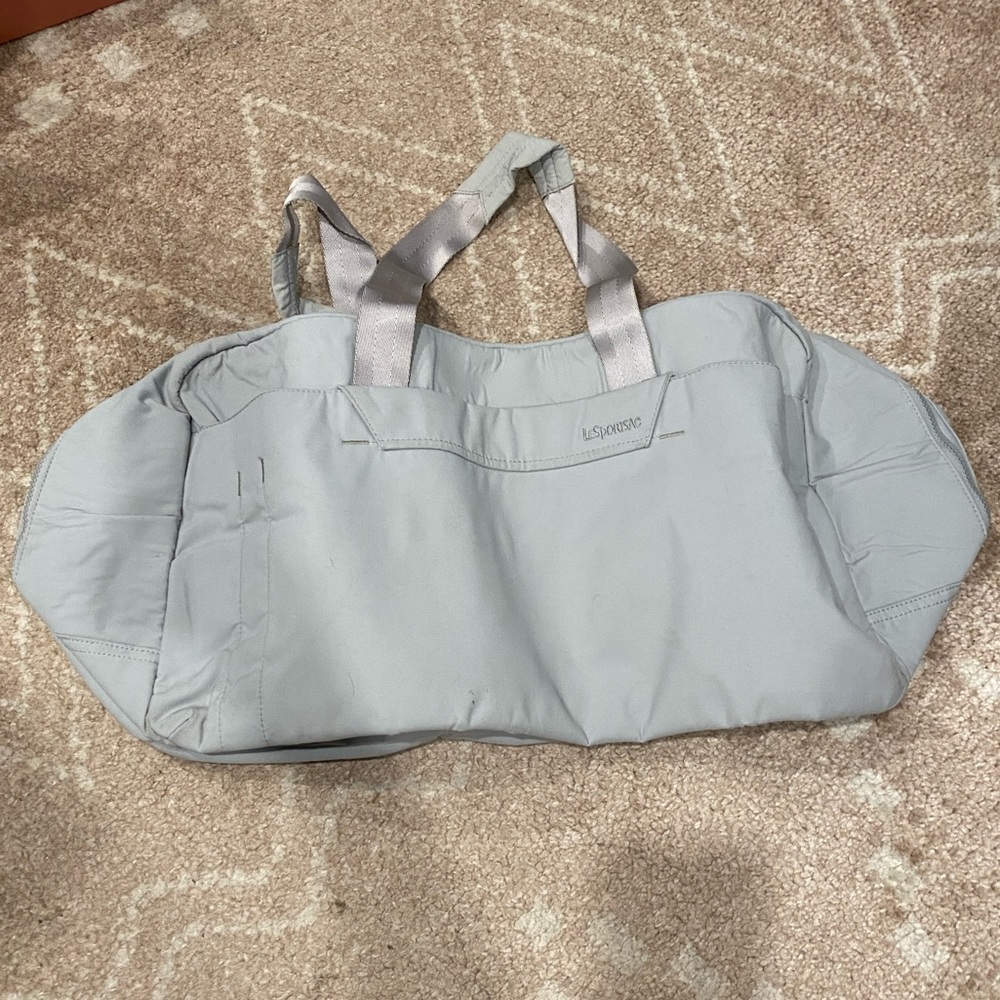 LeSportSac light blue duffle bag